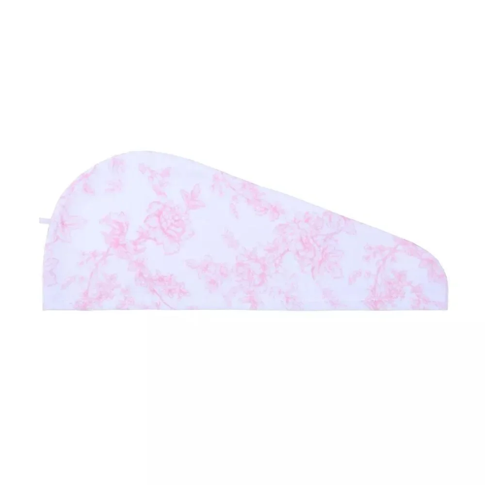 NWT The Big One® 5-Piece Solid Texture Bath Wrap Set - PINK WHITE FLORAL